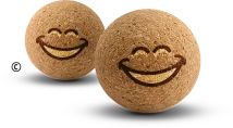 2 balones de mesa Bonzini sonrientes