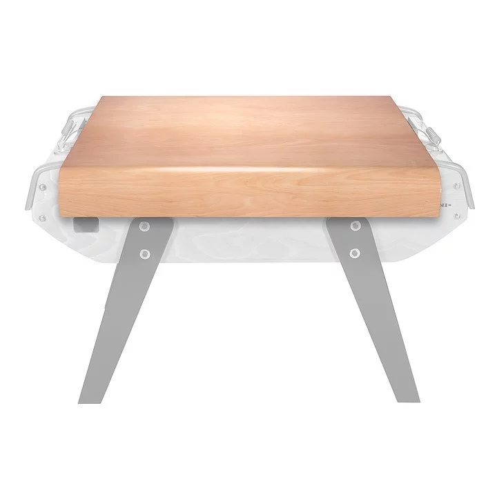 Beech-tone wooden tabletop