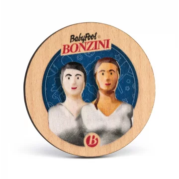 Wooden magnet « Madame & Monsieur Bleus »