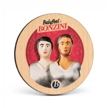 Wooden magnet « Madame & Monsieur Rouges »