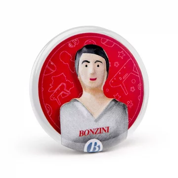 Bonzini pin badge « Monsieur Rouge »