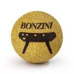 Balle en liège, jaune, siglée Bonzini