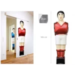 Giant player sticker in blue or red (“Back”) - H: 185 cm