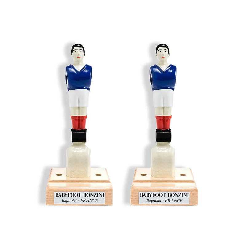 Bonzini player trophy with base - Red, White and Blue
