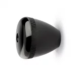 Round black handle