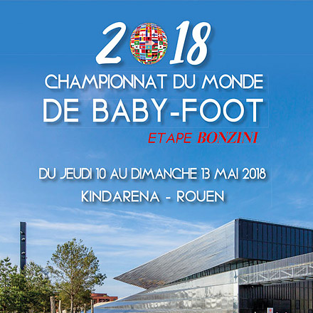 Compéttion-baby-foot World Series by Bonzini 2018