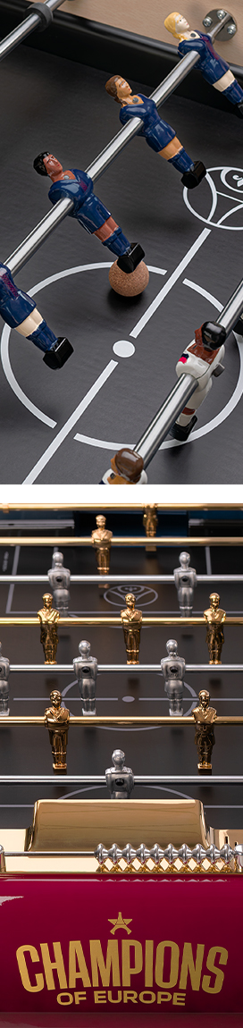 Baby-foot B90 PSG x Bonzini - Détails des modèles Club et Premium