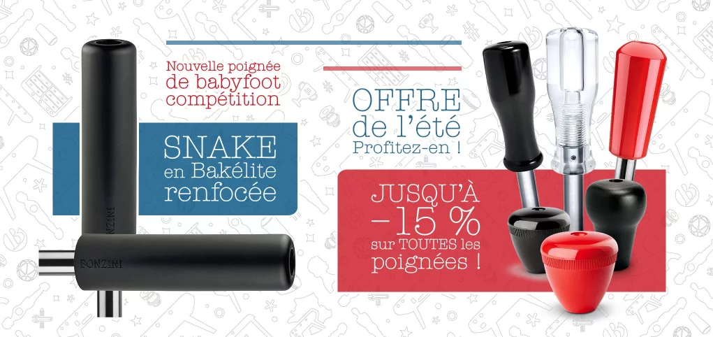 Profitez de l'offre d'été jusqu'à -15% sur toutes les poignées !