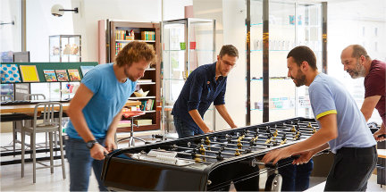 Table football for co-working at Mama Work