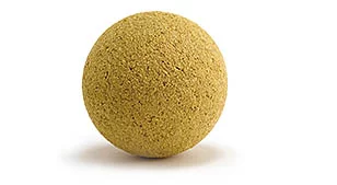 Cork ball Yellow dyed