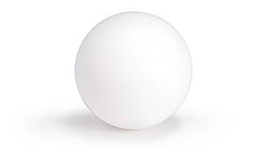 Balle plastique blanche